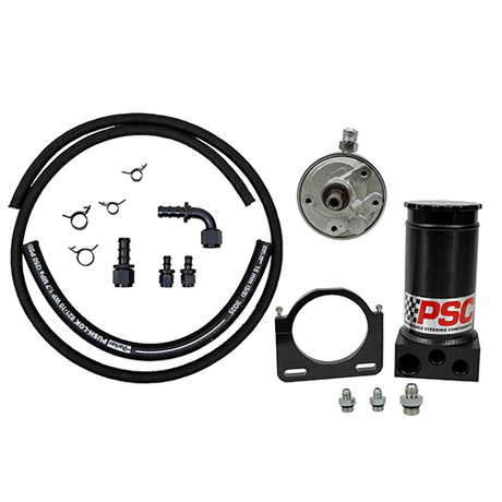 Remote-Fill Power Steering P Pump & Reservoir Kit - Street/Hot Rod