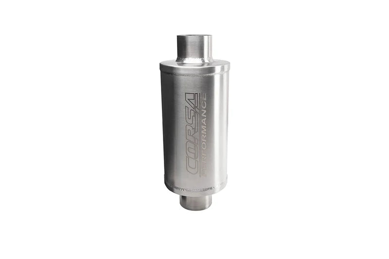 Corsa Pro-Series 304SS Packed Resonator - 3.5in Single Inlet / Single Outlet - 13.5in OAL