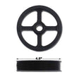 4.5" 6‑Rib Mopar Jeep Offset Overdrive Pulley