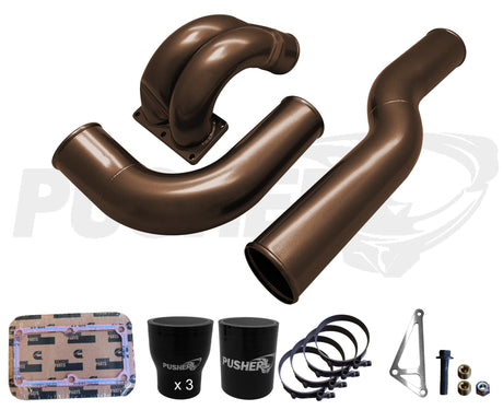 Pusher 3.5" MEGA Intake System with Passenger Side Intercooler Tube for 2010-2012 Ram 6.7L Cummins