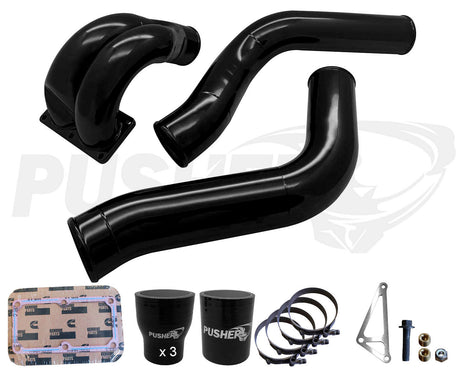 Pusher 3.5" MEGA Intake System with Passenger-Side Intercooler Tube for 2013-2018 Ram 6.7L Cummins