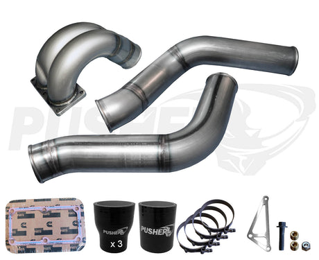 Pusher 3.5" MEGA Intake System with Passenger-Side Intercooler Tube for 2013-2018 Ram 6.7L Cummins