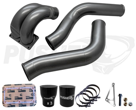 Pusher 3.5" MEGA Intake System with Passenger-Side Intercooler Tube for 2013-2018 Ram 6.7L Cummins