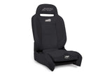 Enduro Elite Reclining Suspension Seat - Passenger Side;
Black Vinyl (None, 201, 201, 210, 210, Stitching: Black,
PRP Logo: Silver, Model Logo: Silver)