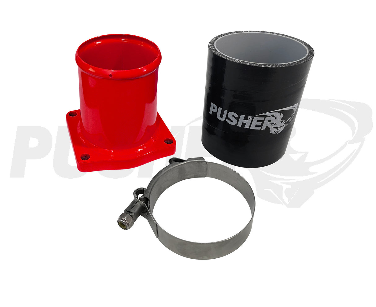 Throttle Valve Adapter Swap to Throttle Valve Replacement for Pusher 6.7L Powerstroke Cold Side Charge Tube - 4