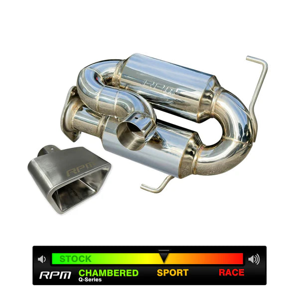Polaris RZR Pro R RPM 3" DUAL Sport Muffler W/ 3" Tip