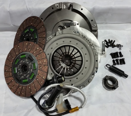 Valair 2019+ Ram 2500/3500 6.7L Cummins G56 Manual Swap Quiet Organic Spring Hub Dual Disc Clutch Kit (10-Bolt Crank) - 550HP/1100 ft-lb