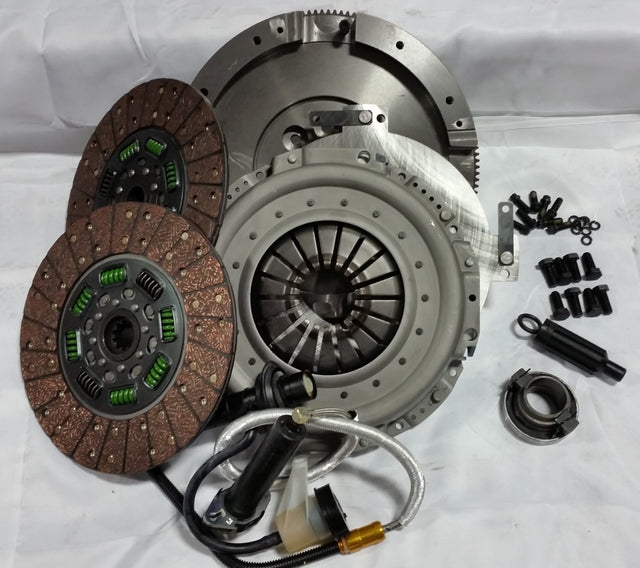 Valair 2019+ Ram 2500/3500 6.7L Cummins G56 Manual Swap Quiet Organic Spring Hub Dual Disc Clutch Kit (10-Bolt Crank) - 550HP/1100 ft-lb