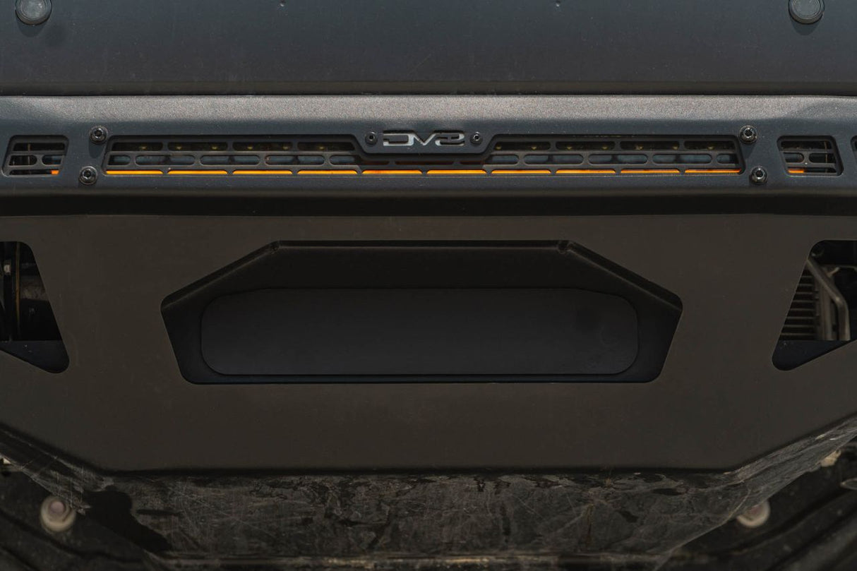 DV8 Winch Fairlead Cover Plate - Micro Texture Black