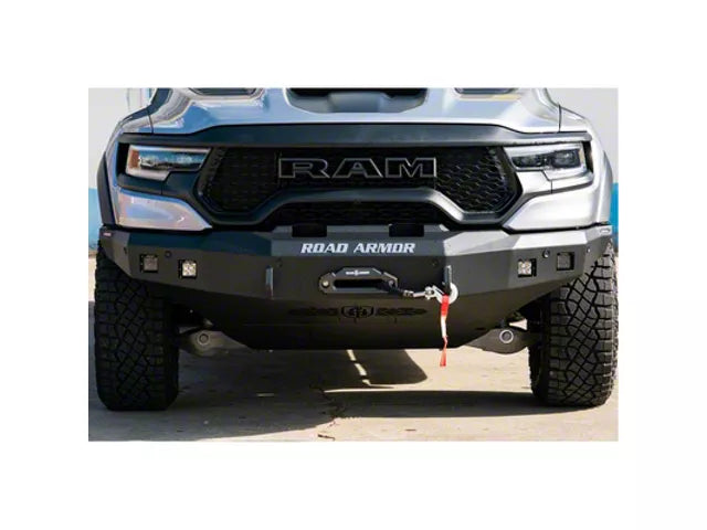 Road Armor 21-24 RAM TRX Stealth Front Winch Bumper Lonestar Guard - Texture Black
