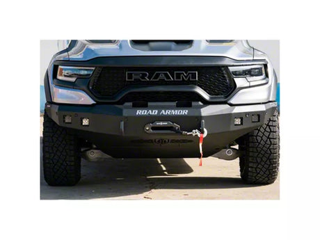 Road Armor 21-24 RAM TRX Stealth Front Winch Bumper Lonestar Guard - Texture Black