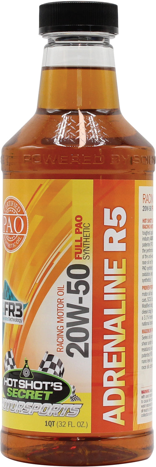 Hot Shot's Secret ADRENALINE R5 20W-50 - QUART