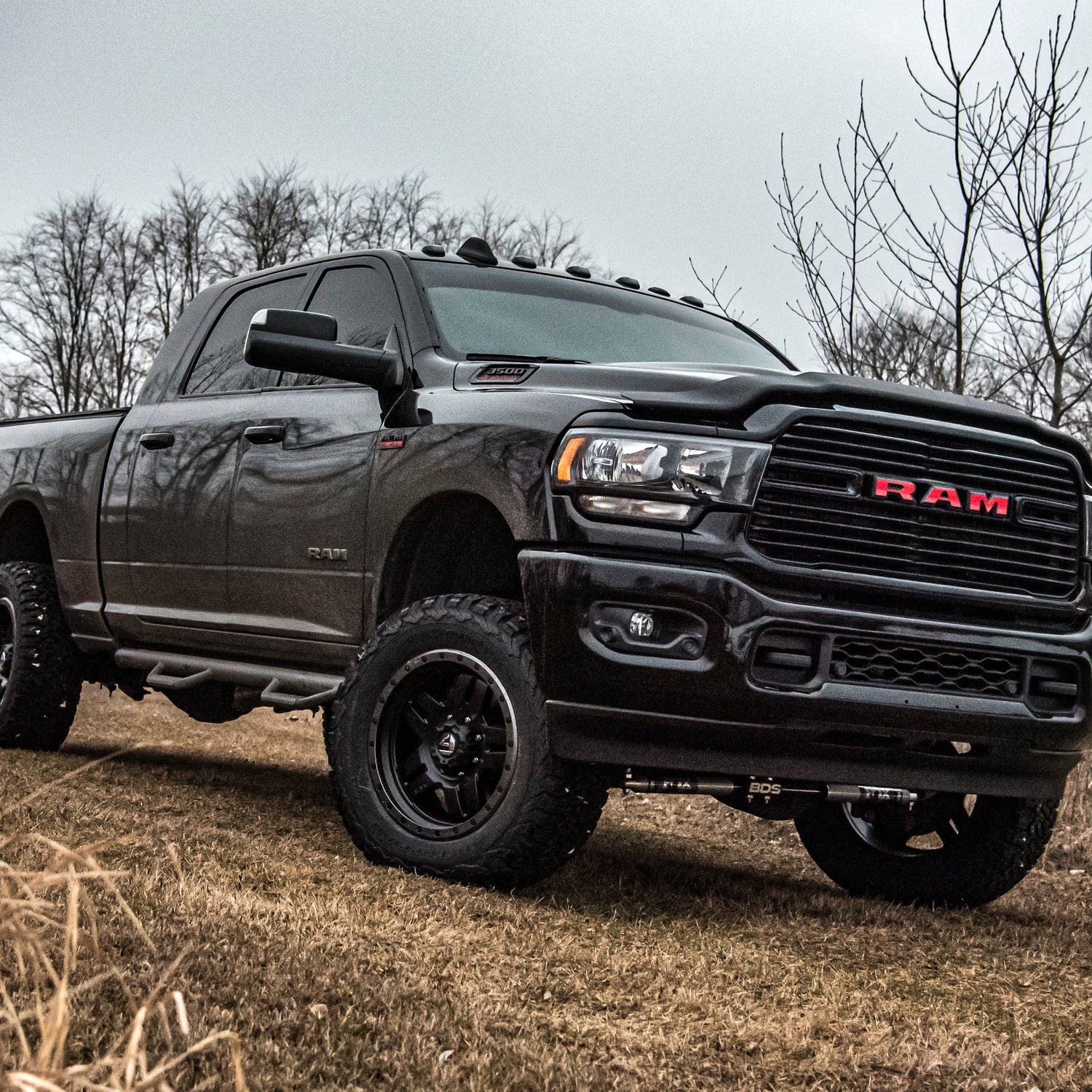 4-Inch Lift Kit w/ Radius Arm for 2019-2024 Dodge Ram 3500 w/ Rear Air Ride 4WD GAS_FASS Motorsports_1