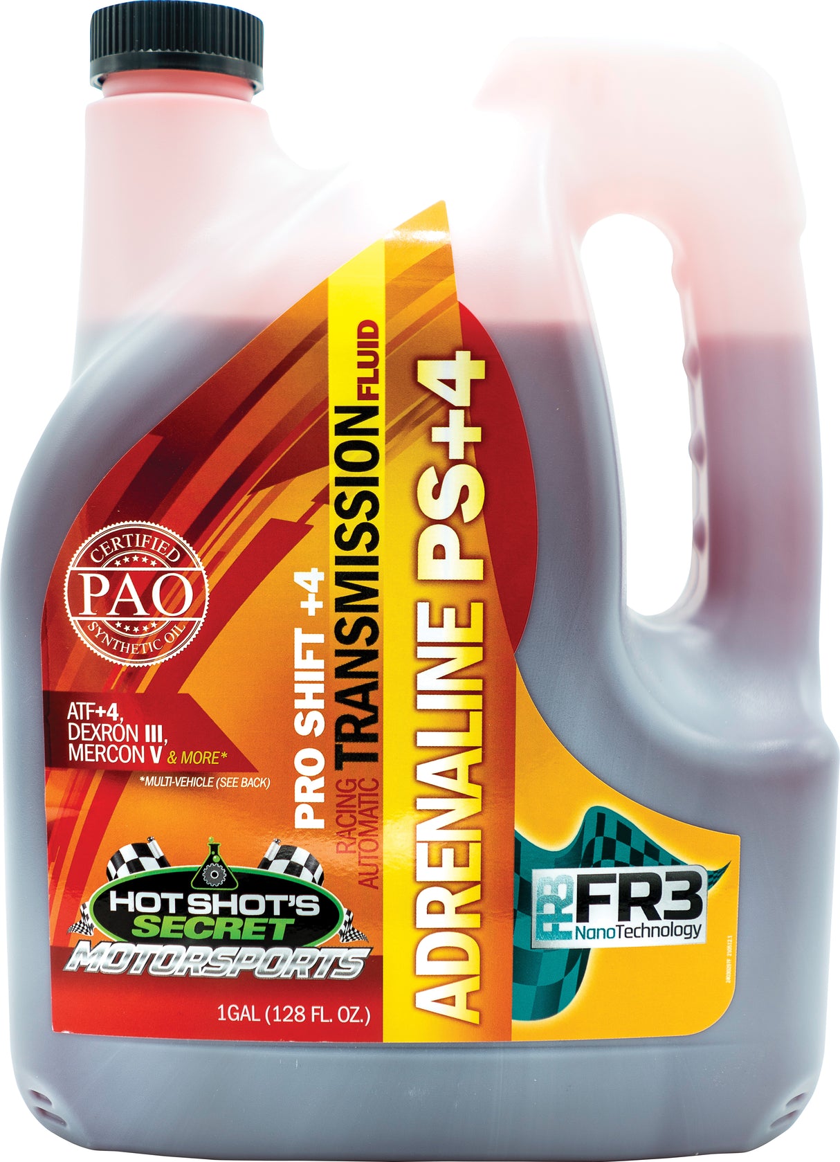 Hot Shot's Secret ADRENALINE Pro Shift +4 (PS+4) TRANSMISSION FLUID - 1 GALLON