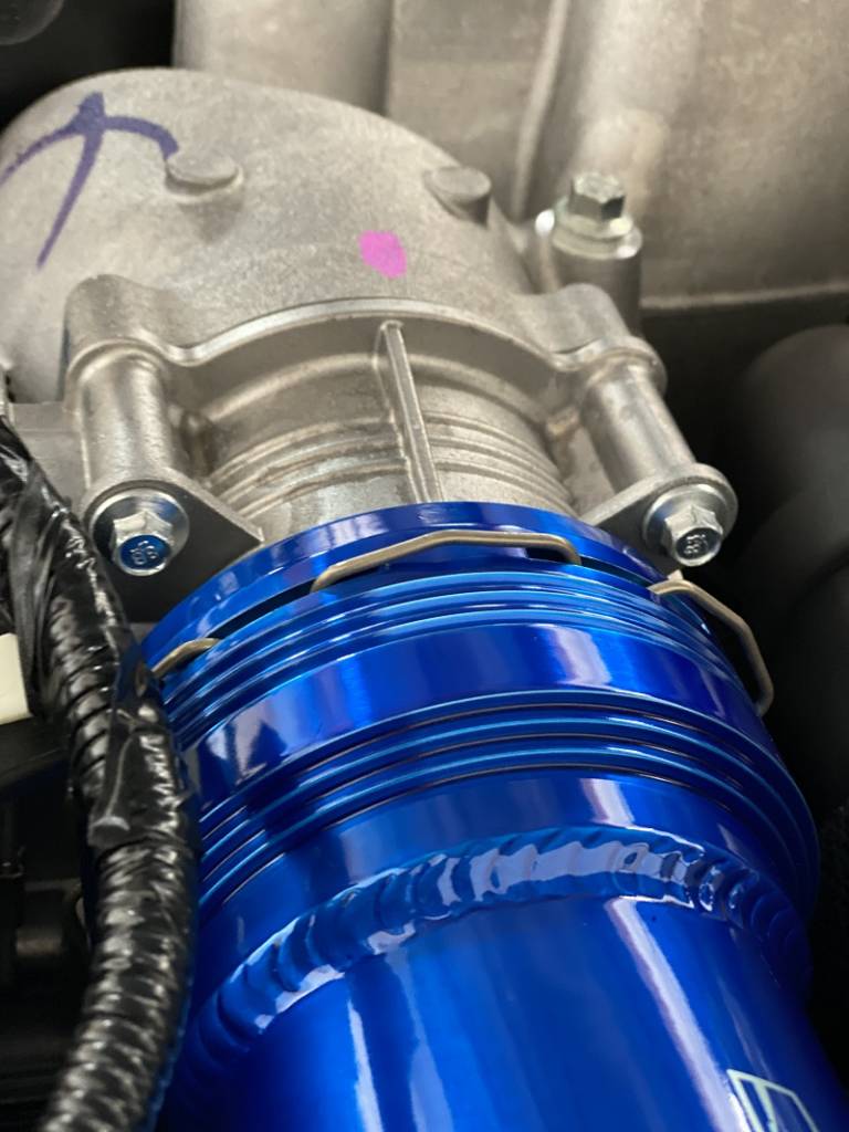 Sinister Diesel 17-21 Ford Powerstroke 6.7L Cold Side Charge Pipe - Gray