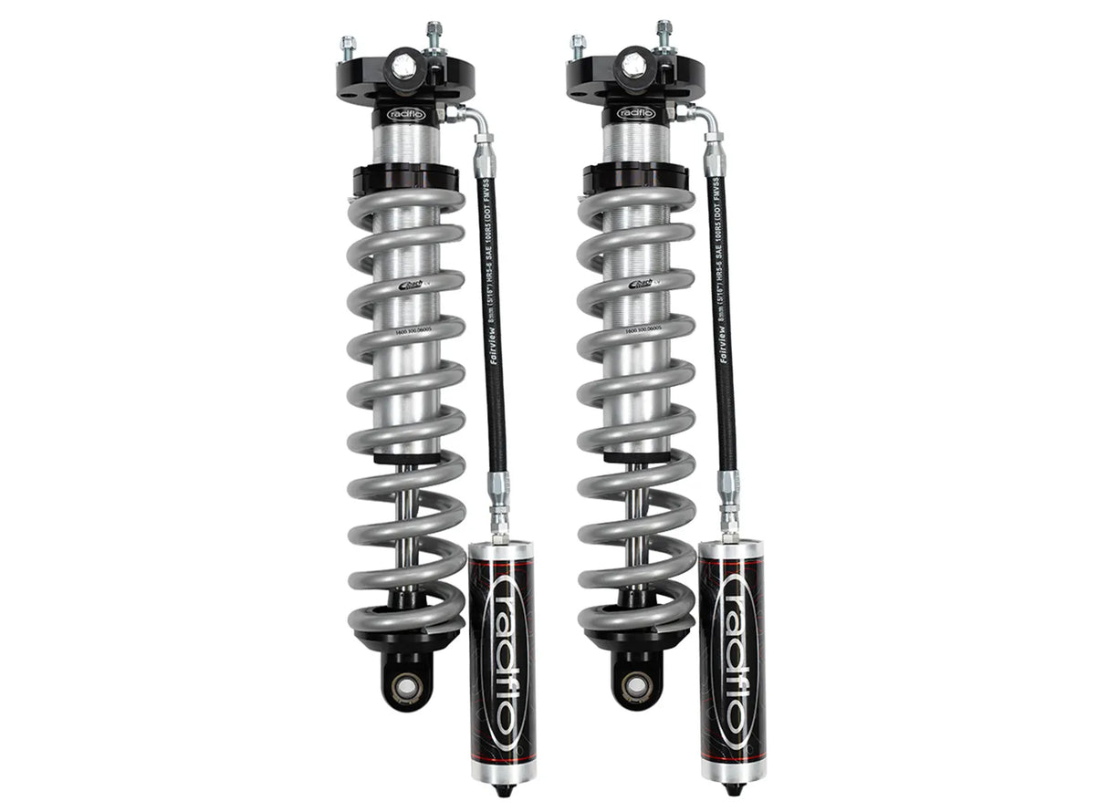 Radflo OE Replacement 2.5 Front Coilover Kit Chevy Colorado 2012+ 2″ Lift With Remote Reservoir