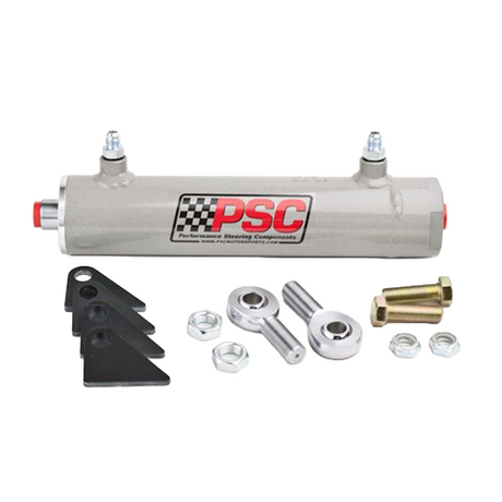 Single‑Ended Full Hydraulic Steering Cylinder – 2.5" Bore x 8" Stroke