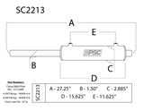 Double-Ended Full Hydraulic Steering Cylinders & Kits