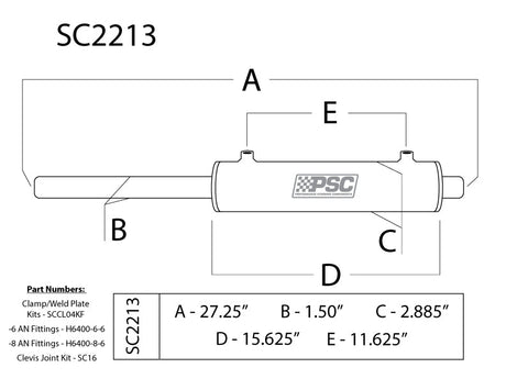 Double-Ended Full Hydraulic Steering Cylinders & Kits