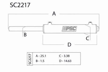 Double-Ended Full Hydraulic Steering Cylinders & Kits