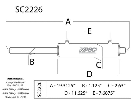 Double-Ended Full Hydraulic Steering Cylinders & Kits