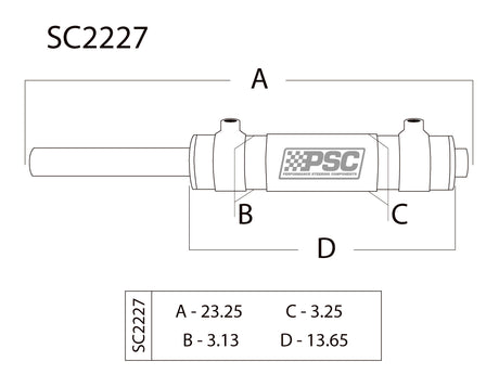 Double-Ended Full Hydraulic Steering Cylinders & Kits