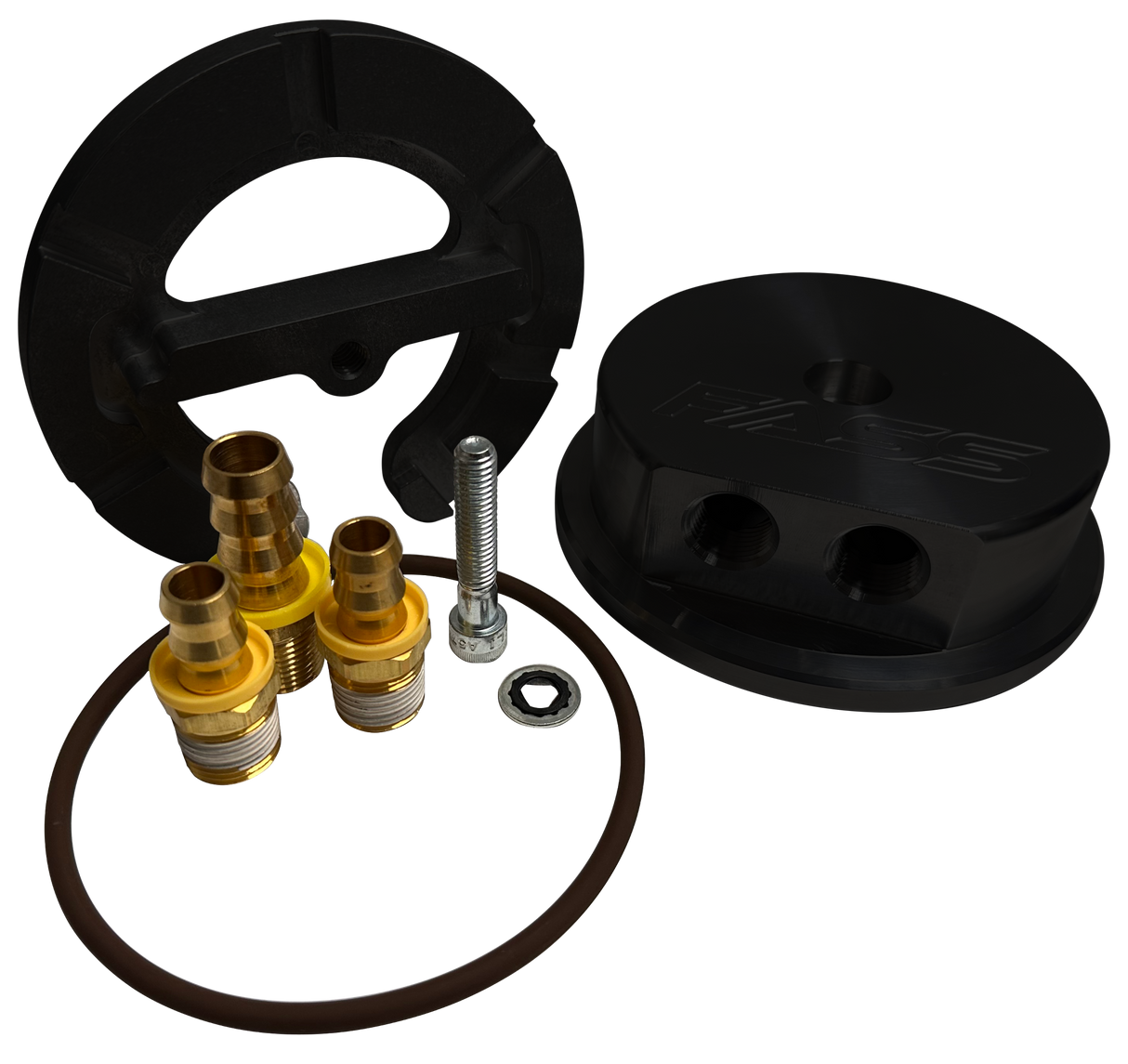 FASS Fuel Systems Diesel Fuel Sump Kit Anodized Black