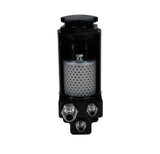Pro Touring Billet Remote Power Steering Reservoir – Black Anodized