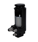 Pro Touring Billet Remote Power Steering Reservoir – Black Anodized