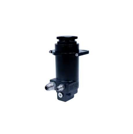 Pro Touring Billet Remote Power Steering Reservoir – Black Anodized