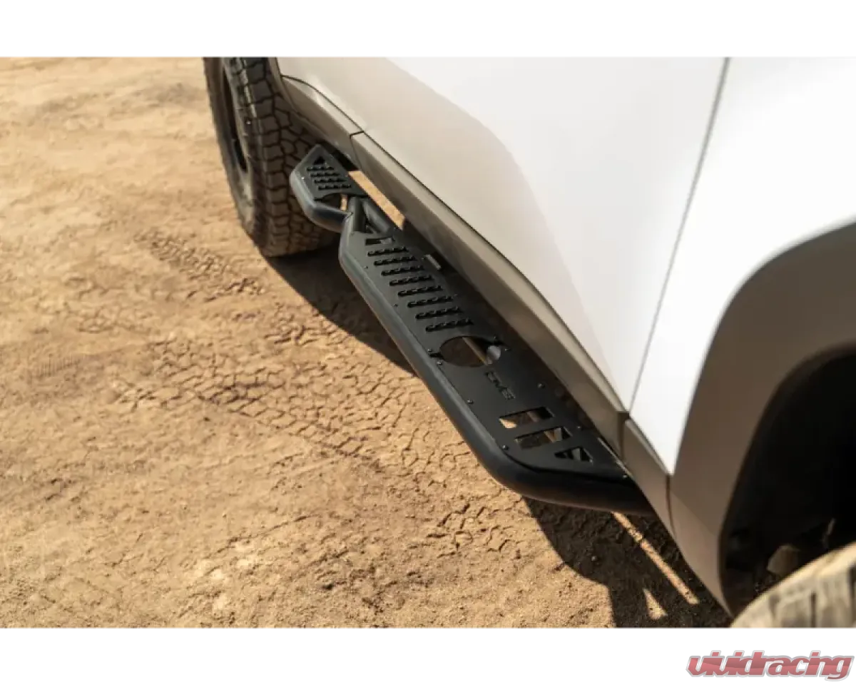 DV8 Offroad 24-25 Toyota Land Cruiser OE Plus Side Steps - Black Steel