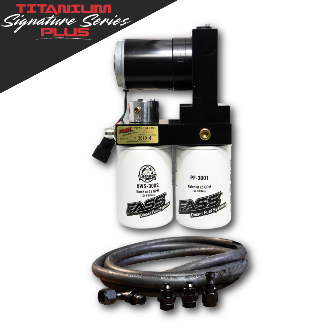 FASS Titanium Signature Series Plus Diesel Fuel System 110GPH (Stock-700hp) 2014-2018 & "2019 Classic" RAM 1500 EcoDiesel)