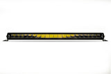 DV8 Offroad 20in Halo Elite Single Row Light Bar with Accent Light - White/Amber