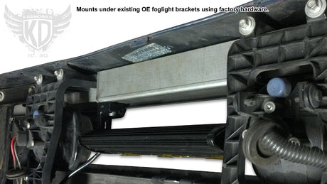 KD Fabworks 2005-2007 Ford Super Duty F-250/F-350/Excursion Bumper bracket for 10" LED Light Bar
