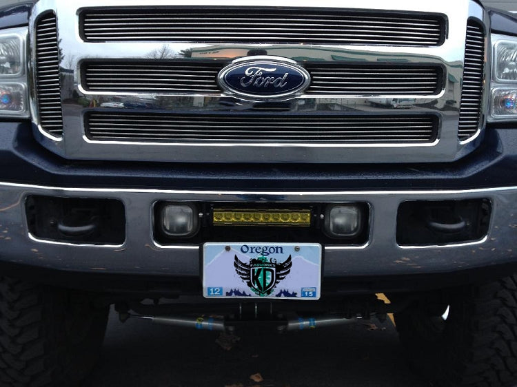 KD Fabworks 2005-2007 Ford Super Duty F-250/F-350/Excursion Bumper bracket for 10" LED Light Bar