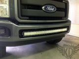 KD Fabworks 2011-2016 Ford Super Duty F-250/F-350 Bumper Brackets for curved 40" LED light bars