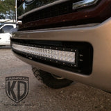 KD Fabworks 2011-2016 Ford Super Duty F-250/F-350 Bumper Brackets for curved 40" LED light bars