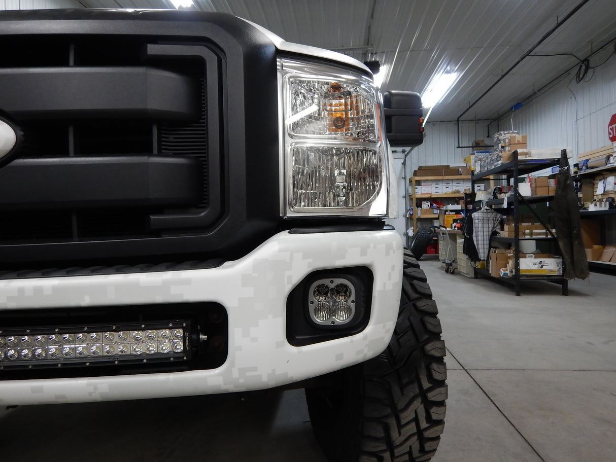 KD Fabworks 2011-2016 Ford Super Duty F-250/F-350 BAJA DESIGNS XL adapters
