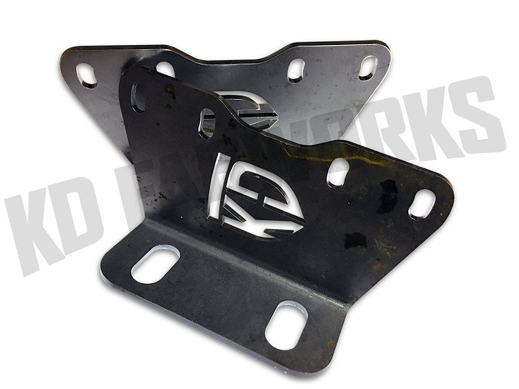 KD Fabworks 2011-2016 Ford Super Duty F-250/F-350 Bumper Brackets for DUAL Rigid RDS 40" LED light bars