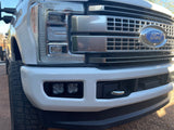 KD Fabworks 2017-2019 Ford Super Duty F-250/F-350 Dual Rigid D-Series/Baja Design Squadron Mounts