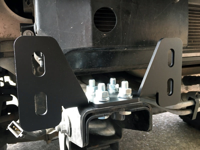 KD Fabworks 2017+ Ford Super Duty F-250/F-350 Tow Hook Eliminator Brackets