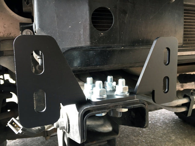 KD Fabworks 2017+ Ford Super Duty F-250/F-350 Tow Hook Eliminator Brackets