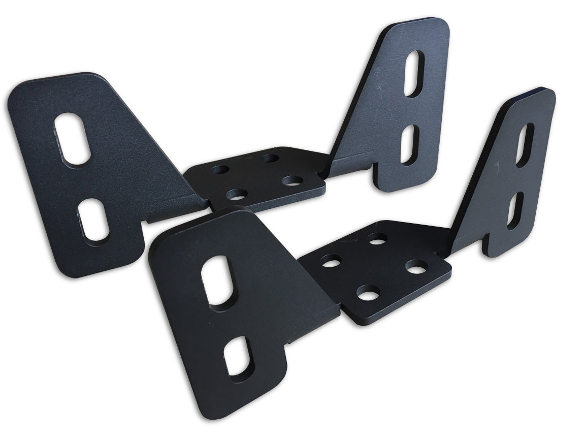 KD Fabworks 2017+ Ford Super Duty F-250/F-350 Tow Hook Eliminator Brackets