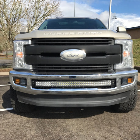 KD Fabworks 2017-2022 Ford Super Duty F-250/F-350 Bumper Brackets for curved 40"-42” LED light bars