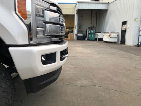 KD Fabworks 2017-2019 Ford Super Duty F-250/F-350 Bumper Brackets for Rigid Industries 20" ADAPT light bar