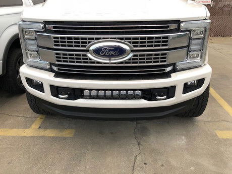 KD Fabworks 2017-2019 Ford Super Duty F-250/F-350 Bumper Brackets for Rigid Industries 20" ADAPT light bar