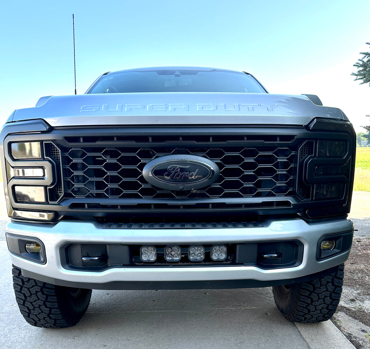 KD Fabworks 2020-2025 Ford Super Duty F-250/F-350 Multi-Mount Light Bumper Mount