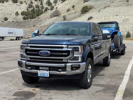 KD Fabworks 2020-2022 Ford Super Duty F-250/F-350 10" Light Bumper Mount