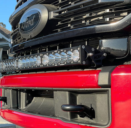 KD Fabworks 2020-2022 Ford Super Duty F-250/F-350 40" Baja Designs Onx6 Radius Light Bar Mount