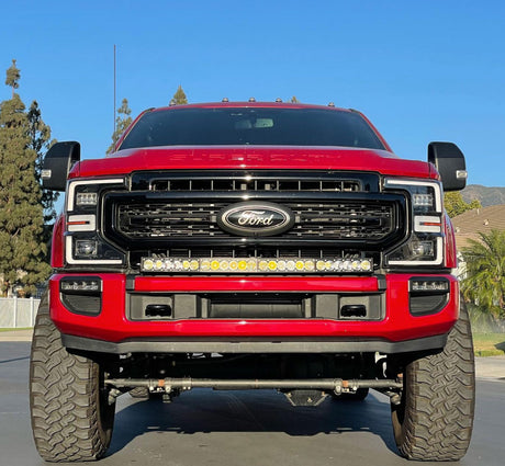KD Fabworks 2020-2022 Ford Super Duty F-250/F-350 40" Baja Designs Onx6 Radius Light Bar Mount